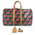 Keepall 45 Monogram Ciliegia Louis Vuitton Marrone Rosso Monogramma - vista 18