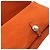 Bolso Colorado PM en Vaca Liege naranja y Tela Hermès - vista 8
