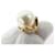 Collana Trasparente e Dorata Gucci Bianco D'oro  - vista 4