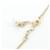 Collana Trasparente e Dorata Gucci Bianco D'oro  - vista 5