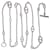 Hermès Collana Lunga Argento Farandole 120 cm Silver hardware