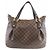 Evora Borsa Louis Vuitton Damier Évora MM Marrone - vista 2