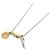 Collana Charm Safari Louis Vuitton M68106 Argento D'oro - vista 3