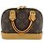 Borsa a mano Monogram Nano Alma M82717 Louis Vuitton Marrone