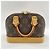 Borsa a mano Monogram Nano Alma M82717 Louis Vuitton Marrone - vista 2
