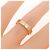 Anello Mini Love Cartier in oro rosa 18K D'oro - vista 4