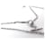 Hermès COLLIER HERMES PANACHE H077298FB00 PENDENTIF GALOP METAL ARGENTE STEEL NECKLACE Argenté  - vue 5