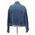 Veste en denim bleu Balenciaga - vue 2
