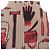 Issey Miyake Polyesterkleid mit Allover-Druck PLEATS PLEASE Braun - Ansicht 5