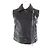 Moncler RODEIA CHALECO DE CUERO CON CREMALLERA Chaleco de Plumas Negro