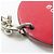 Charm per borsa in pelle di mucca Hermès in argento 925 Rosso - vista 6