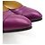 Pumps in pelle di vitello Hermès 37 1/2 Porpora - vista 5