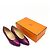 Pumps in pelle di vitello Hermès 37 1/2 Porpora - vista 9