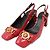Lackleder-Pumps von Versace Pink Fuschia