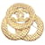 Timeless Spilla Coco Mark di Chanel D'oro