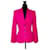 Yves Saint Laurent YSL Uniform shocking pink jacket 1990s  - view 1
