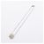 Timeless Collana in cristallo Chanel Clover Coco Mark Argento - vista 3