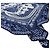 Foulard in seta Hermès 70 Brides de Gala Bandana a pois Blu - vista 2