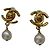Timeless Vintage Ohrringe von Chanel aus vergoldetem Material mit Kunstperlen Golden - Ansicht 2