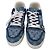 Zapatillas Louis Vuitton Monogram Trainer Line en denim azul Blanco - vista 2