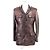 Chaqueta de cuero Gucci Castaño