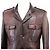 Chaqueta de cuero Gucci Castaño - vista 2