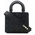 2-in-2 Tasche Christian Dior Lady Dior My ABCDior aus Kalbsleder Schwarz