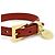 Bracciale in pelle Saffiano Prada Rosso - vista 3