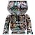 Autre Marque BE@RBRICK Plastic OVER VIEW Figure 1000% Multiple colors - view 7
