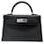 Hermès Mini Kelly2 Chèvre Nero  - vista 2