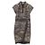 Timeless Chanel Woll-Nylon-Kleid Schwarz Golden