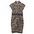 Timeless Chanel Woll-Nylon-Kleid Schwarz Golden - Ansicht 2