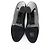 Timeless Décolleté in pelle verniciata Chanel Coco Mark Nero - vista 4