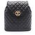 Timeless Chanel Matelassé Kalbsleder Rucksack Schwarz