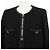 Timeless Chanel Little Black Tweed Wool Blend Jacket - view 3