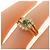Autre Marque Anello Pola 750 Oro Giallo con Smeraldo e Diamante D'oro - vista 5