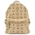 Sac à dos en cuir Visetos MCM Beige  - vue 1