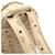 Sac à dos en cuir Visetos MCM Beige  - vue 4