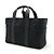 Hermès Acapulco MM Nylon-Leder Tote Bag Schwarz - Ansicht 2