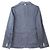 Thom Browne BLAZER CLÁSSICO NÃO CONSTRUÍDO em Twill de Algodão Pesado Azul Azul marinho - vista 15