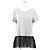 Autre Marque Camiseta de algodón Red Valentino Castaño Negro
