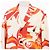 Autre Marque Chaqueta de algodón con motivo floral Dries Van Noten Naranja - vista 2