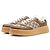 Gucci GG Canvas Leder Sneakers Braun Beige Kamel