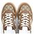 Gucci GG Canvas Leder Sneakers Braun Beige Kamel - Ansicht 11