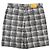 Shorts de algodão com padrão check Louis Vuitton Preto - vista 7