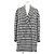 Timeless Chaqueta Larga de Tweed Chanel P78886 Negro Blanco