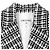 Timeless Chaqueta Larga de Tweed Chanel P78886 Negro Blanco - vista 12