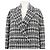 Timeless Chaqueta Larga de Tweed Chanel P78886 Negro Blanco - vista 2