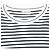 Moncler GIROCOLLO TRICOT Suéter de Algodón Negro Blanco Blanco roto - vista 8
