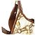 Borsa a Spalla Musette Monogram di Louis Vuitton Marrone Bianco - vista 12